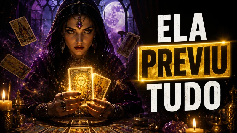 Capa de vídeo de esoterismo gerada com IA