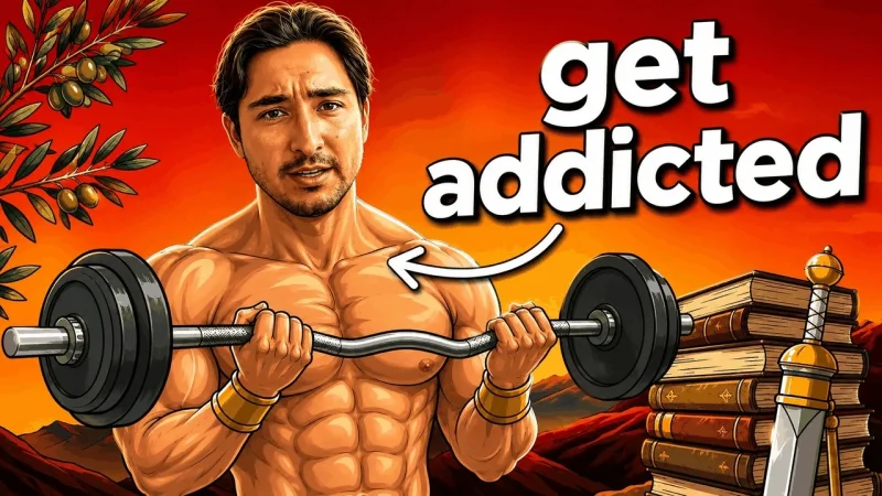 Capa de vídeo de disciplina gerada com IA